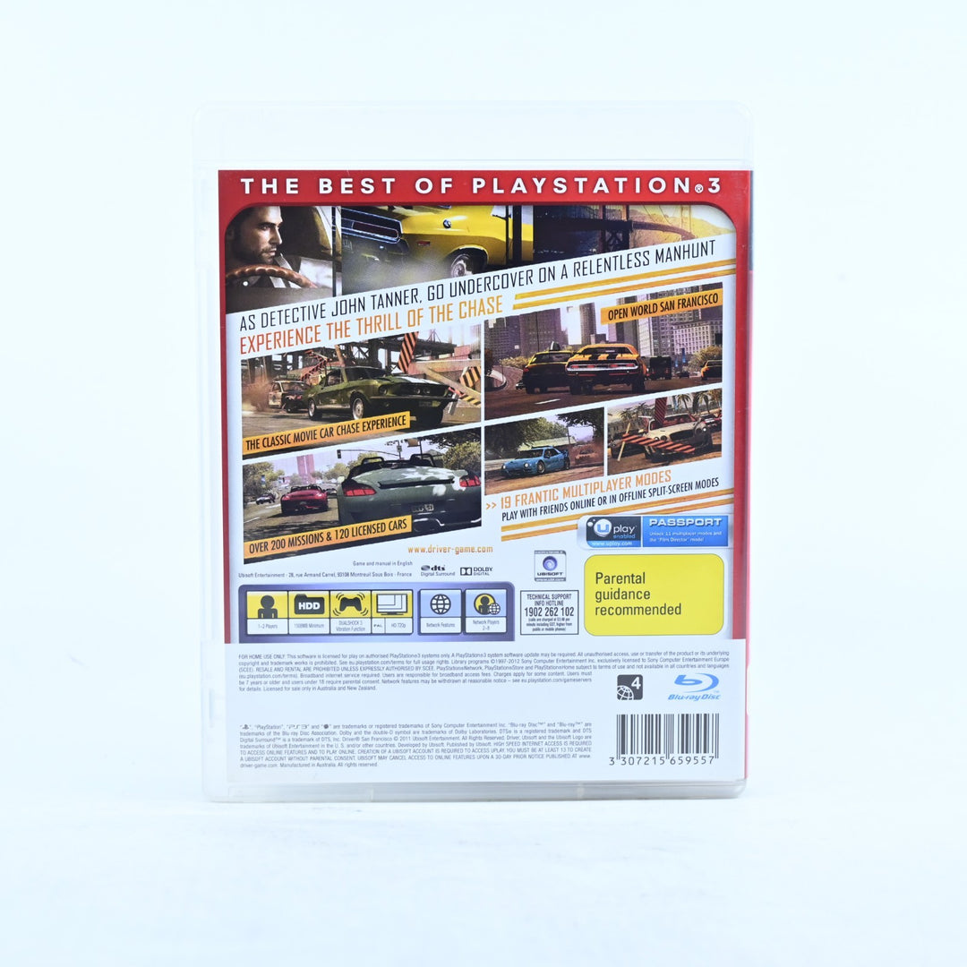 Driver San Francisco - Sony Playstation 3 / PS3 Game + Manual - MINT DISC!