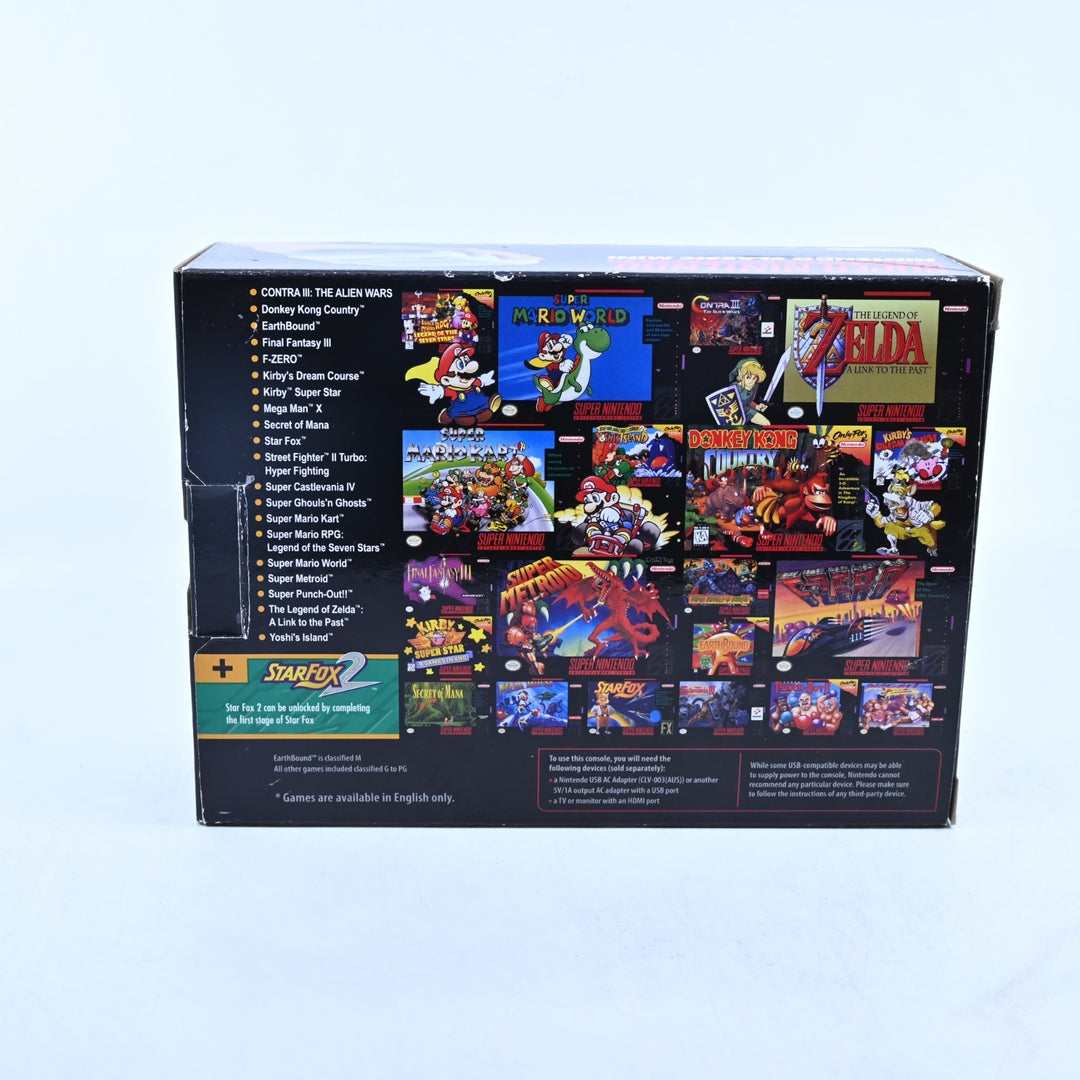 AS NEW! SNES Classic Mini - Super Nintendo / SNES Boxed Console - FREE POST!