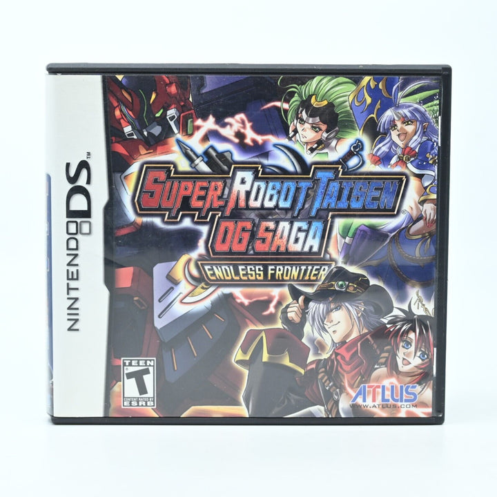 Super Robot Taisen OG Saga: Endless Frontier - Nintendo DS Game + Manual