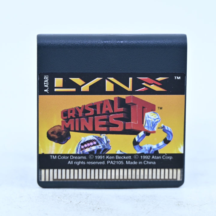 Crystal Mines II - Atari Lynx Game - FREE POST!