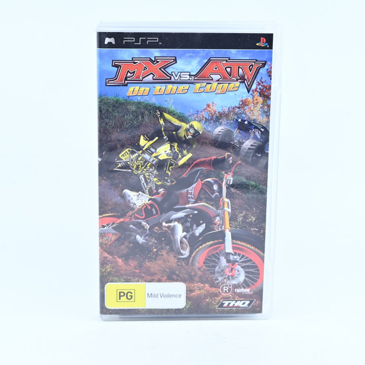 MX vs. ATV: On The Edge - Sony PSP Game + Manual - FREE POST!