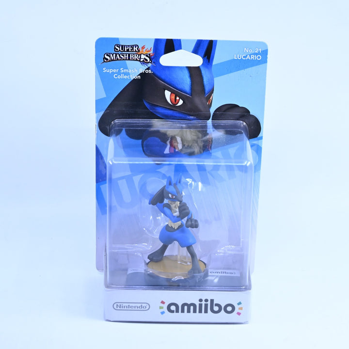 SEALED! Lucario Amiibo No. 21 - Super Smash Bros. Collection - Toy