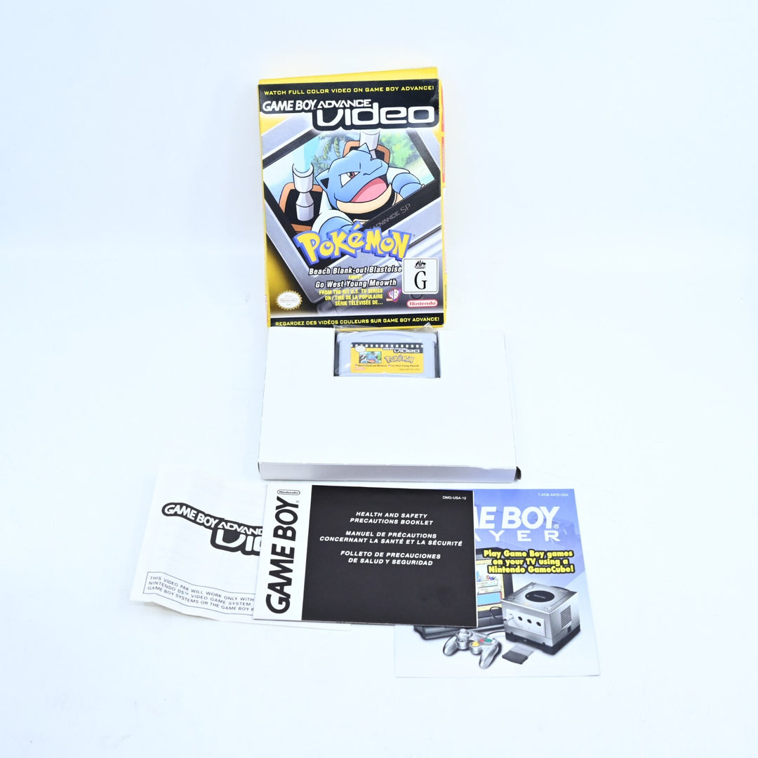 Pokemon: Beach Blank-out Blastoise - Nintendo Gameboy Advance Video - PAL