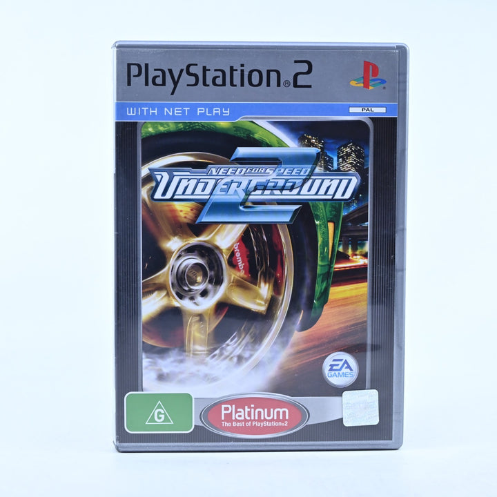 Need for Speed: Underground 2 - Sony Playstation 2 / PS2 Game + Manual - PAL