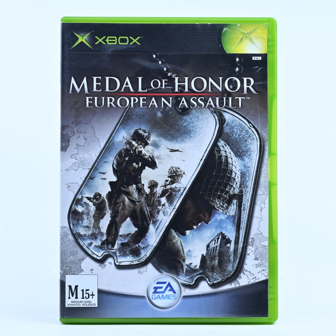 Medal of Honor: European Assault - Original Xbox Game + Manual - PAL