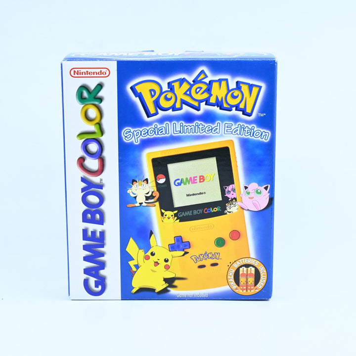 Pokemon Limited Pikachu Edition Boxed Console - Nintendo Gameboy Color Console