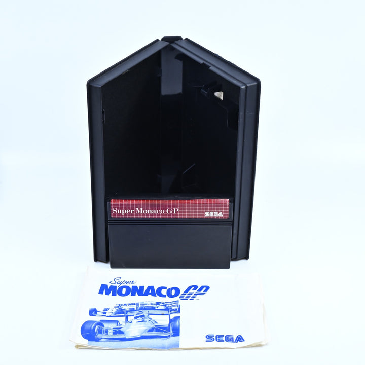 Super Monaco GP - Sega Master System Game + Manual - PAL - FREE POST!