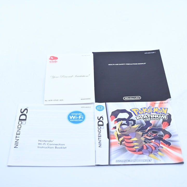 Pokemon Platinum - Nintendo DS Game - AUS PAL + Manual - FREE POST!