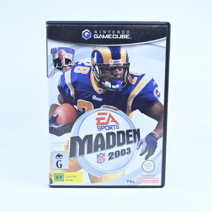 Madden NFL 2003 - Nintendo Gamecube Game + Manual - PAL - FREE POST!