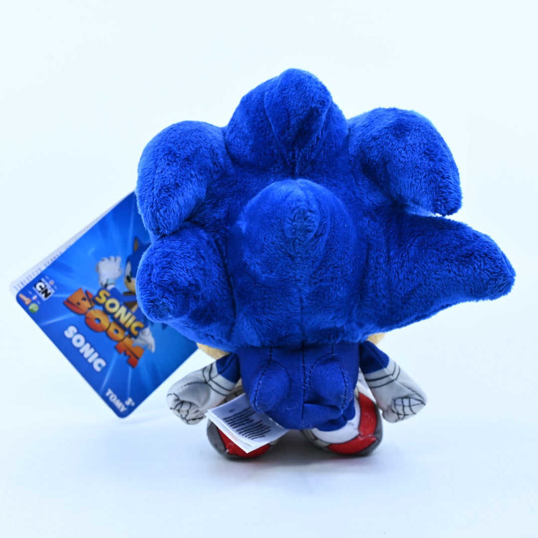 Sonic Boom Big Head Plush Sonic - with Tag - Tomy - Sonic the Hedgehog - Toy