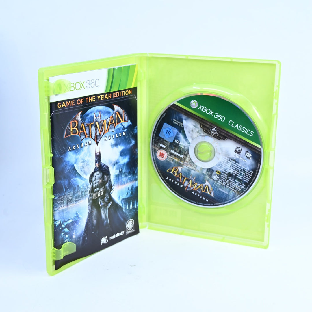 Batman: Arkham Asylum GOTY Edition - Xbox 360 Game + Manual - PAL