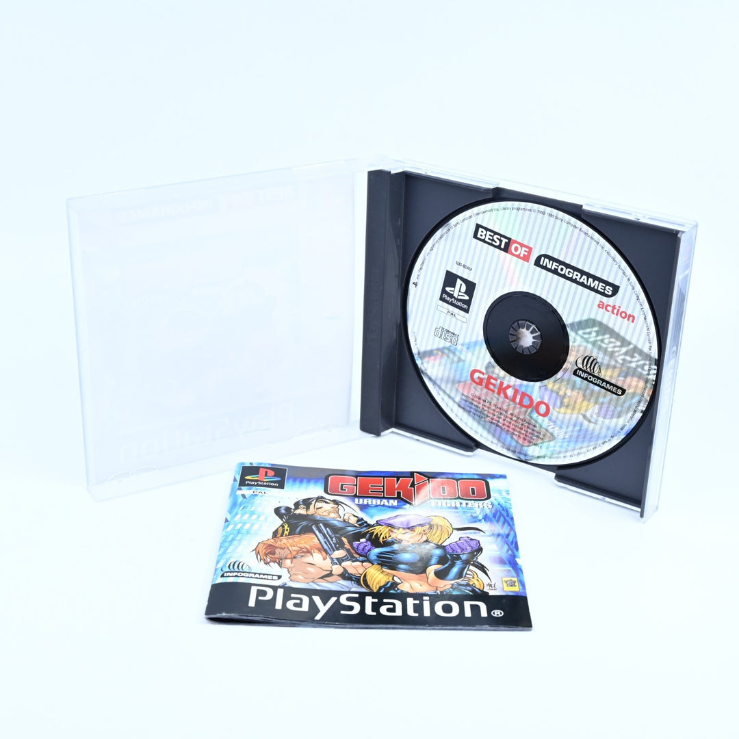 Gekido Urban Fighters - Sony Playstation 1 / PS1 Game + Manual - PAL