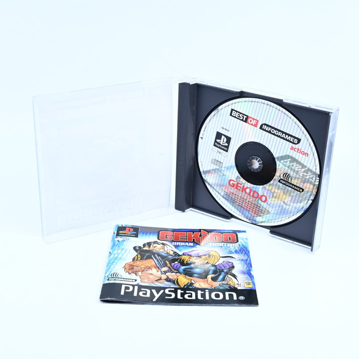Gekido Urban Fighters - Sony Playstation 1 / PS1 Game + Manual - PAL
