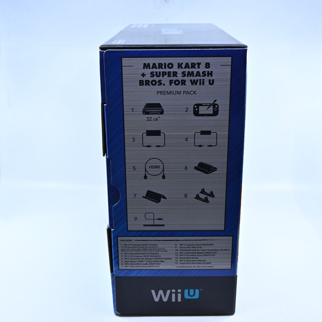 Mario Kart 8 + Super Smash Bros. Premium Pack - Nintendo Wii U Boxed Console