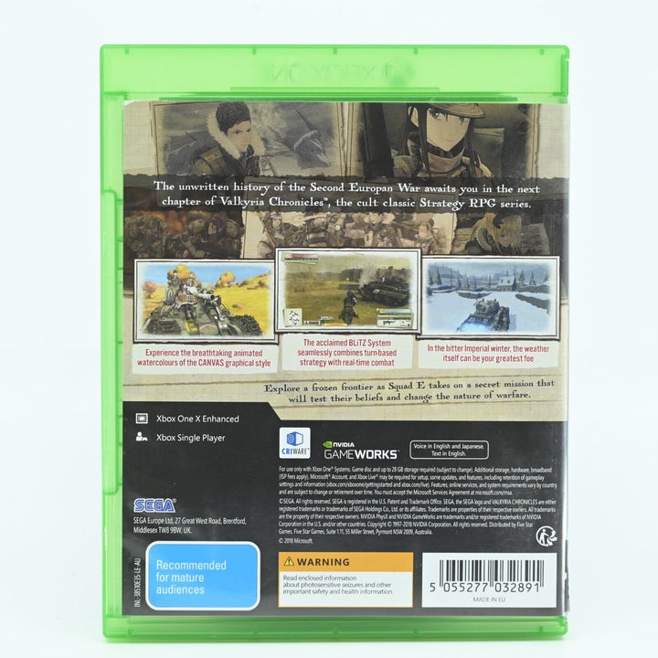 Valkyria Chronicles 4 - Xbox One Game - PAL - FREE POST!