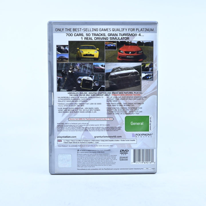 Gran Turismo 4 - Sony Playstation 2 / PS2 Game + Manual - PAL