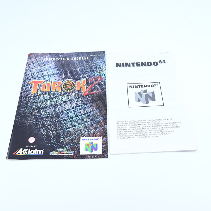 Turok 2: Seeds of Evil - N64 / Nintendo 64 Boxed Game - PAL - FREE POST!