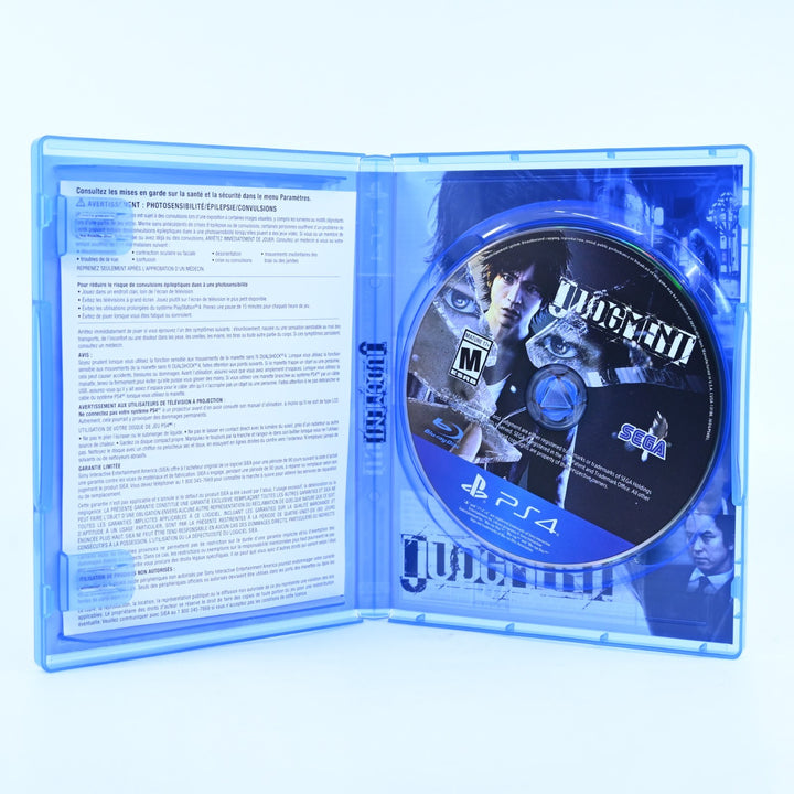 Judgment - Sony Playstation 4 / PS4 Game - REGION FREE - MINT DISC!