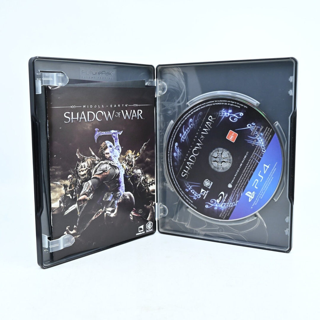 Middle Earth: Shadow of War Steelbook - Sony Playstation 4 /PS4 Game - MINT DISC