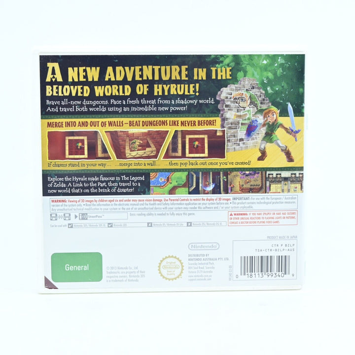 The Legend of Zelda: A Link Between Worlds - Nintendo 3DS Game - PAL - FREE POST