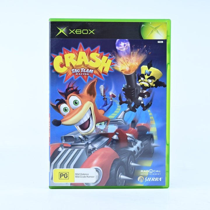 Crash Tag Team Racing - Original Xbox Game + Manual - PAL - MINT DISC!