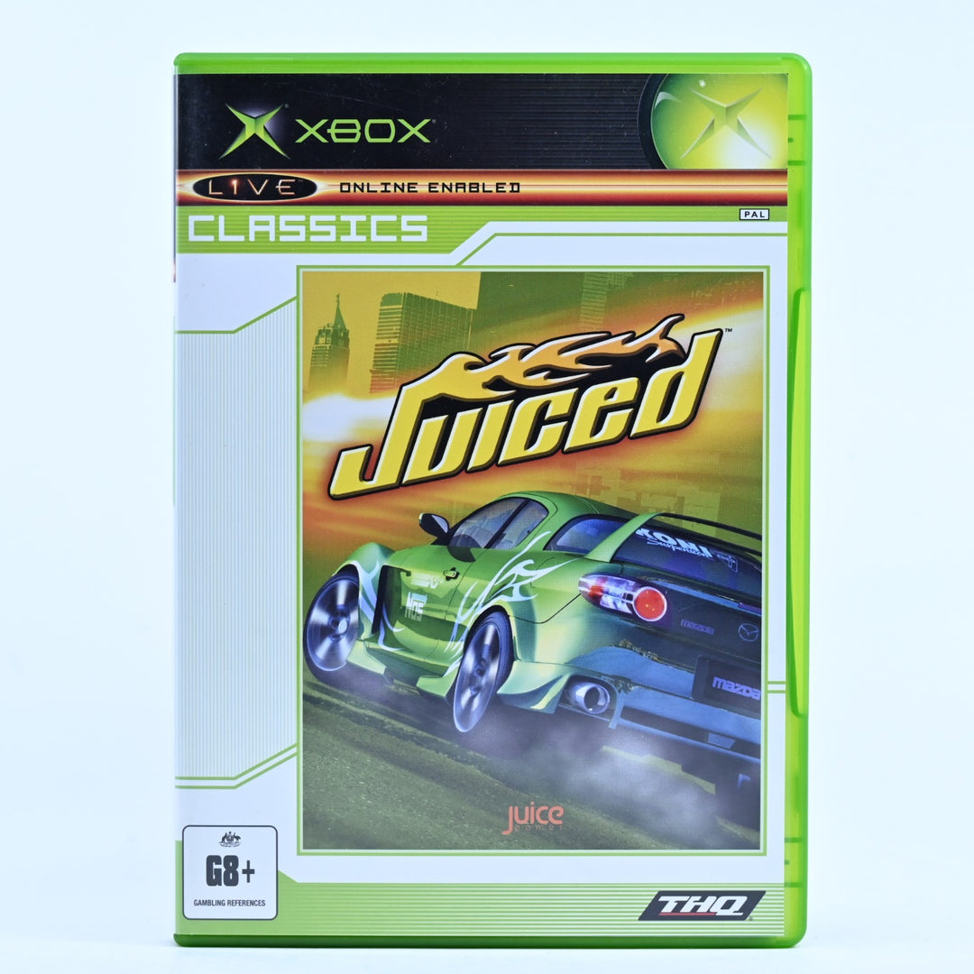 Juiced - Original Xbox Game + Manual - PAL - MINT DISC!