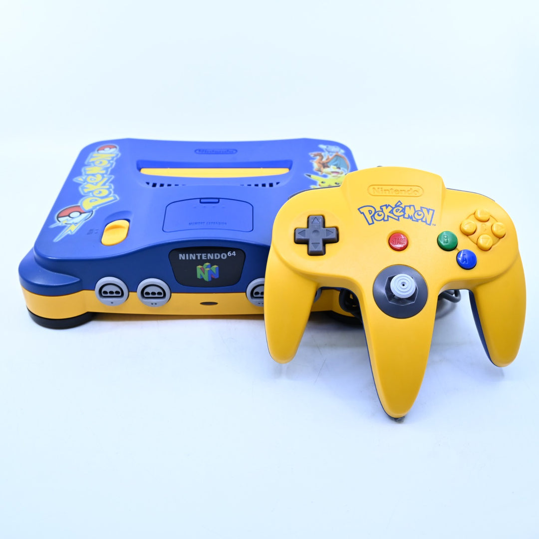 Limited Edition Pokemon Console - N64 / Nintendo 64 Console - PAL