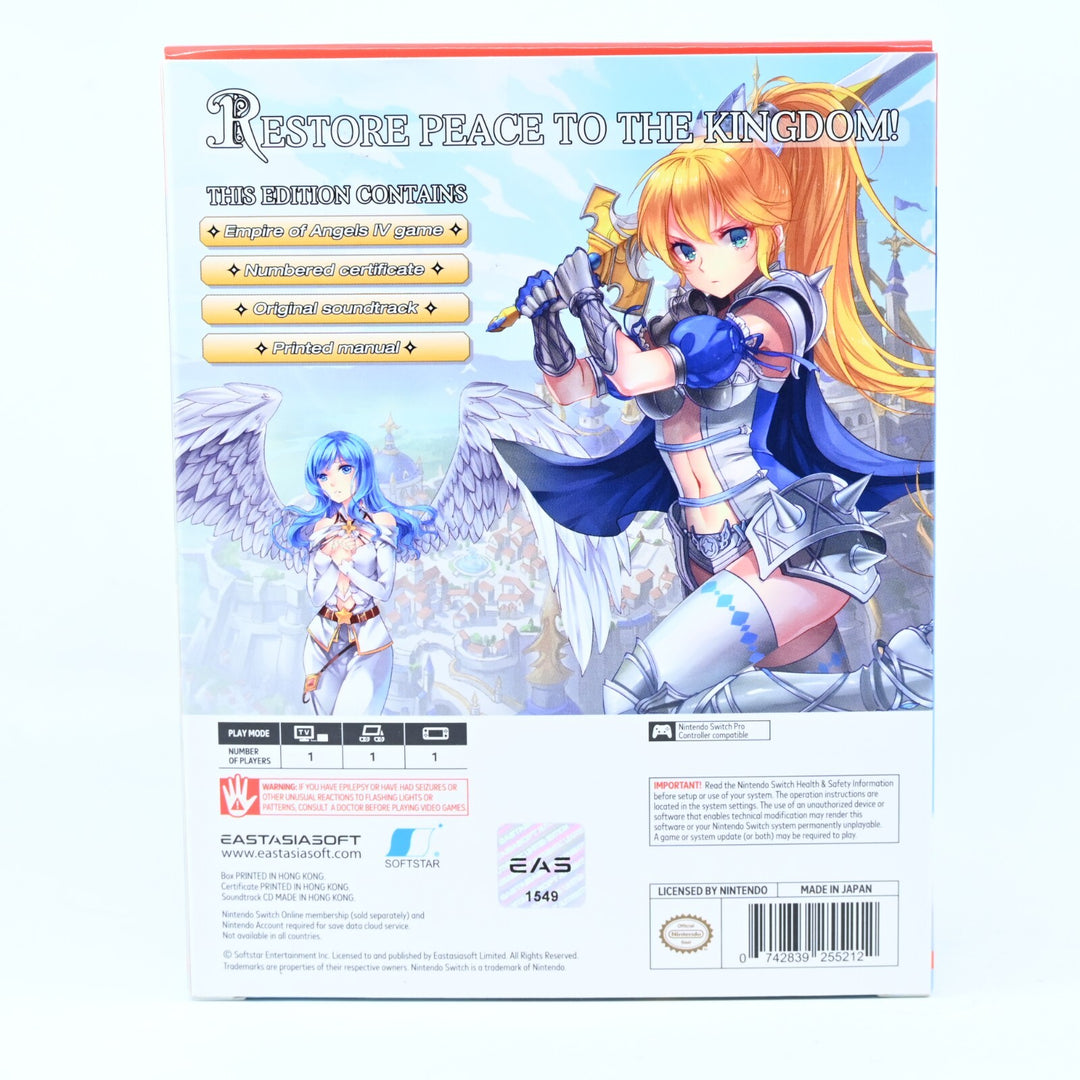 Empire Of Angels IV - Limited Edition - Nintendo Switch Game - FREE POST!