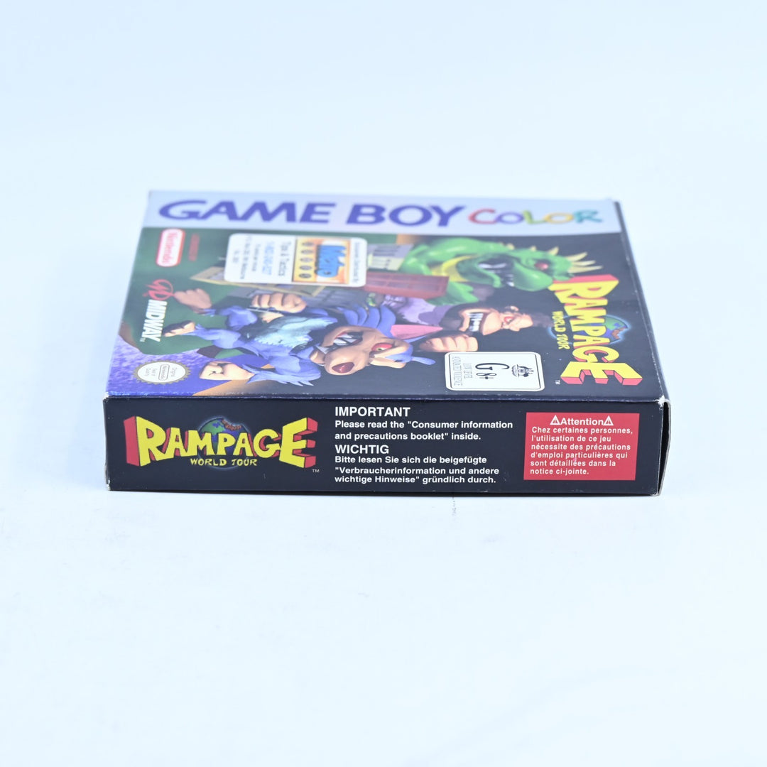Rampage World Tour - Nintendo Gameboy Color Boxed Game - PAL - FREE POST!