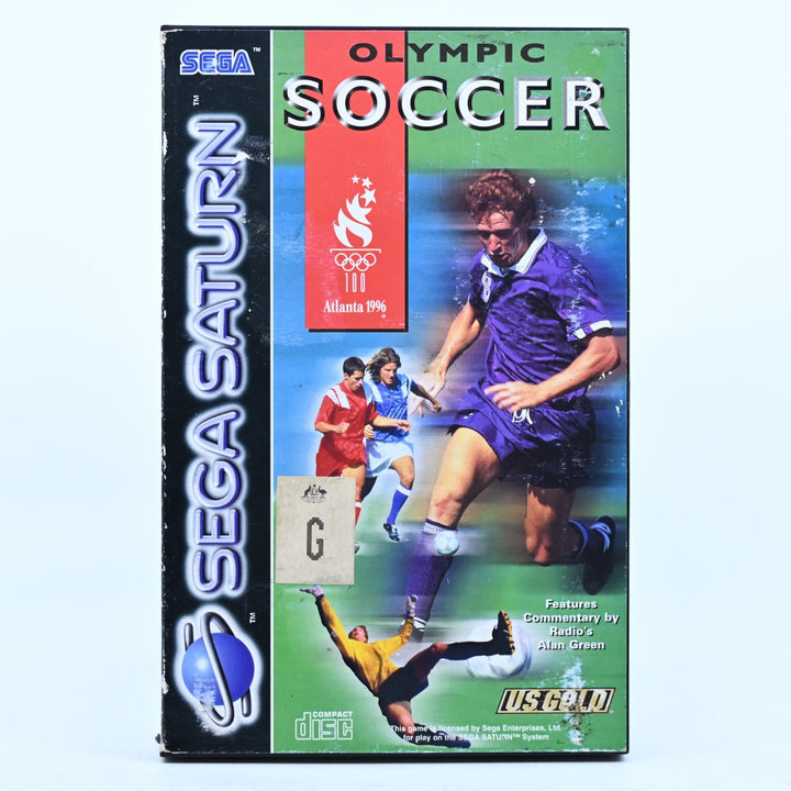 Olympic Soccer - Sega Saturn Game + Manual - PAL - MINT DISC!