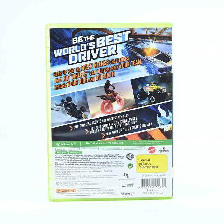 Hot Wheels: World's Best Driver - Xbox 360 Game + Manual - PAL - FREE POST!