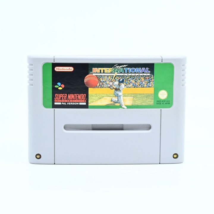 Super International Cricket - Super Nintendo / SNES Game - PAL - FREE POST!