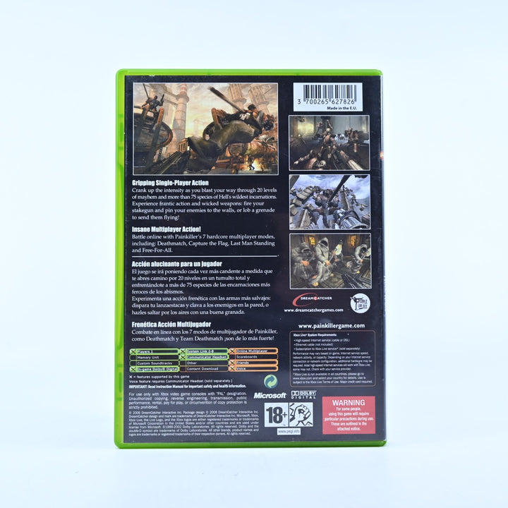 Painkiller: Hell Wars - Original Xbox Game + Manual - PAL - MINT DISC!