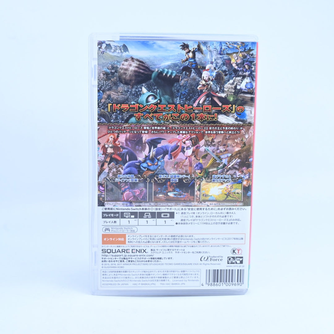 Dragon Quest Heroes 1 & 2 - Japanese - Nintendo Switch Game - FREE POST!