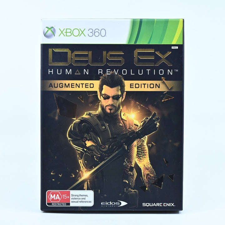 Deus Ex: Human Revolution Augmented Edition - Xbox 360 Game + Manual