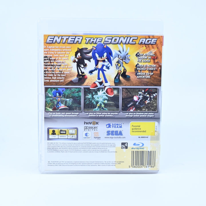 Sonic: The Hedgehog - Sony Playstation 3 / PS3 Game + Manual - FREE POST!