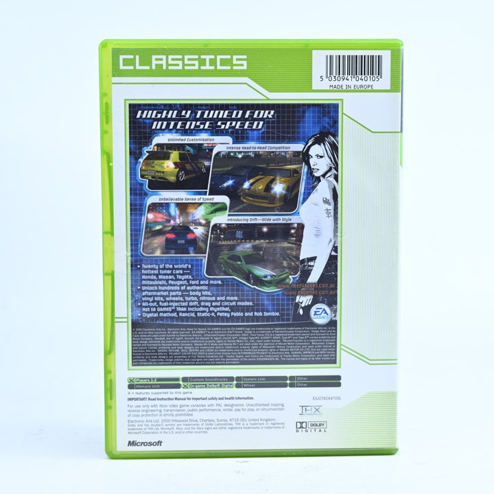 Need for Speed Underground - Original Xbox Game + Manual - PAL - MINT DISC!