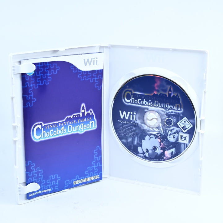 Final Fantasy Fables Chocobo's Dungeon - Nintendo Wii Game + Manual - PAL