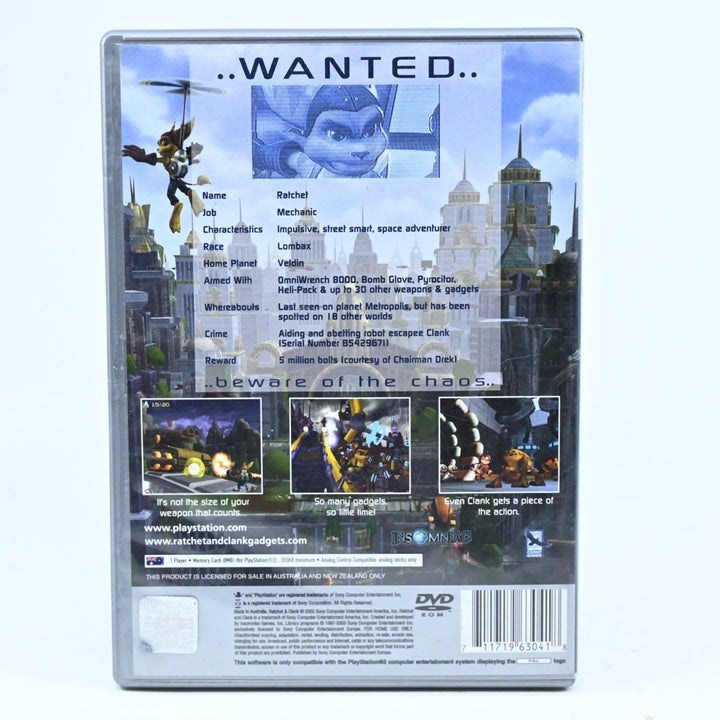 Ratchet & Clank - Sony Playstation 2 / PS2 Game - PAL - FREE POST!