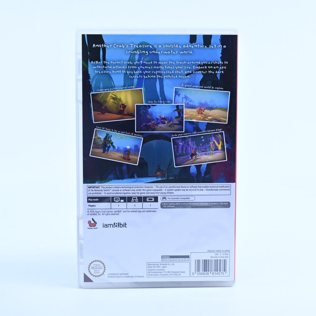 SEALED! Another Crab's Treasure - Nintendo Switch Game - FREE POST!