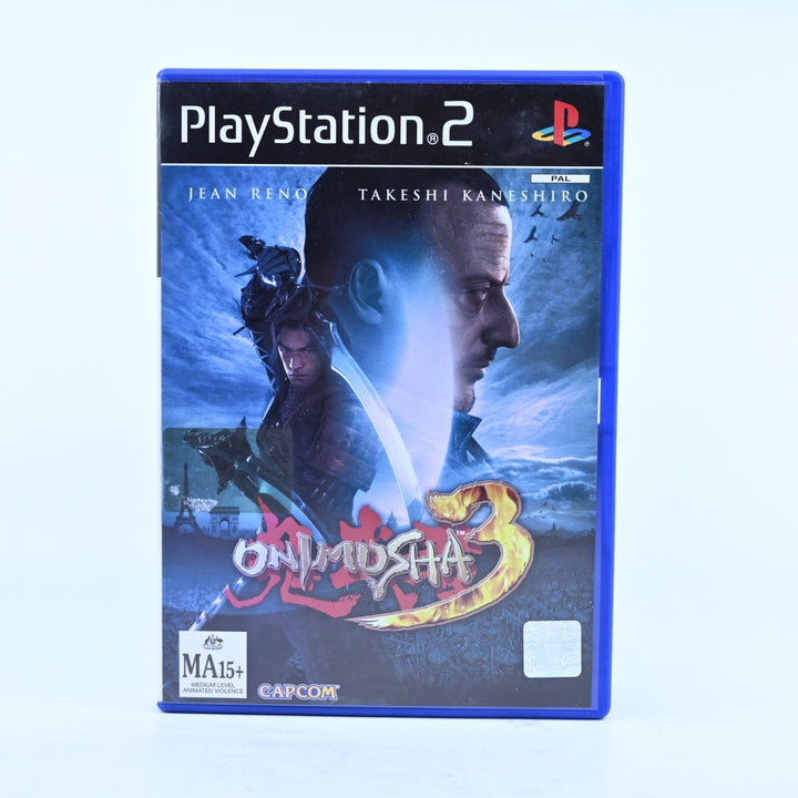 Onimusha 3 - Sony Playstation 2 / PS2 Game + Manual - PAL - MINT DISC!