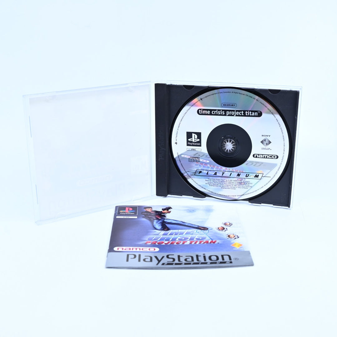 Time Crisis: Project Titan - Sony Playstation 1 / PS1 Game + Manual - PAL