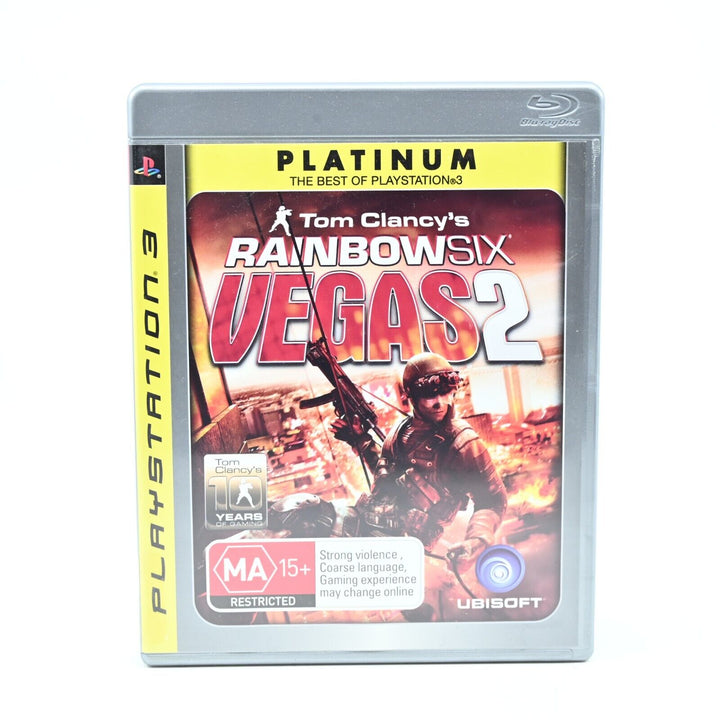 Tom Clancy's Rainbow Six Vegas 2 - Sony Playstation 3 / PS3 Game + Manual