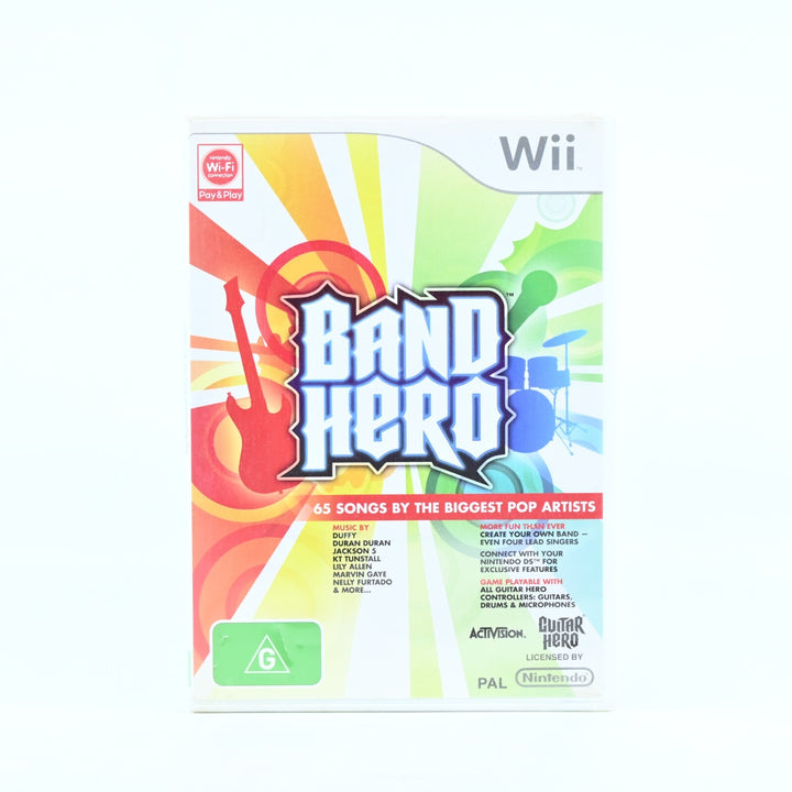 Band Hero - Nintendo Wii Game + Manual - PAL - MINT DISC!