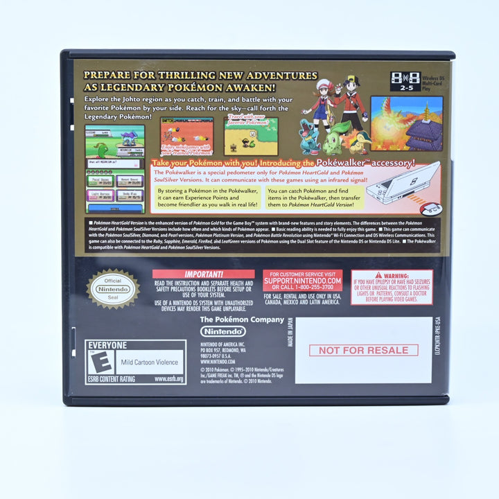 Pokemon HeartGold - Nintendo DS Game - Region Free + Manual - Heart Gold