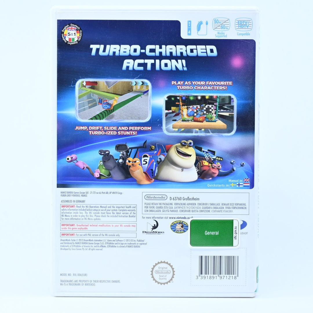 DreamWorks: Turbo Super Stunt Squad - Nintendo Wii Game + Manual - MINT DISC!