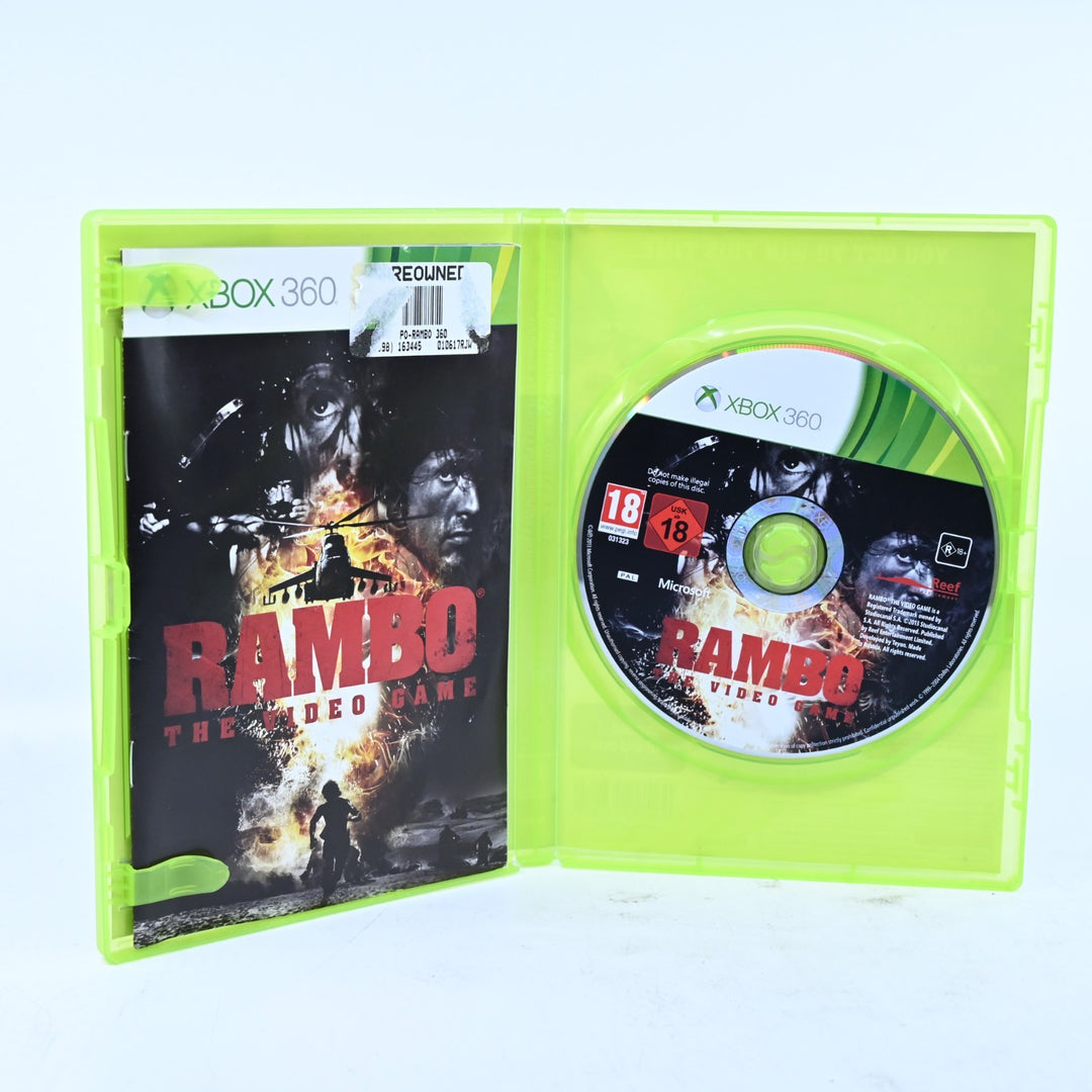 Rambo The Video Game - Xbox 360 Game + Manual - PAL - MINT DISC!