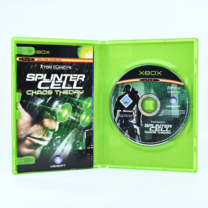 Tom Clancy's Splinter Cell: Chaos Theory - Original Xbox Game + Manual - PAL
