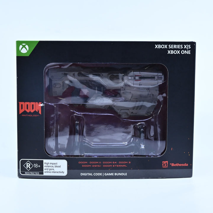 SEALED! Doom Anthology - (Code-In-A-Box) - Xbox One Game - PAL
