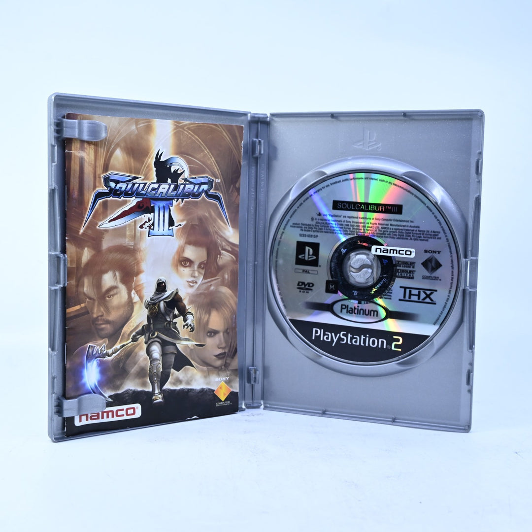 SoulCalibur III - Sony Playstation 2 / PS2 Game + Manual - PAL - Soul Calibur